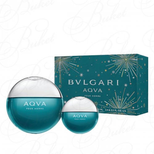 Набор BVLGARI AQVA POUR HOMME SET (edt 100ml+edt 15ml)