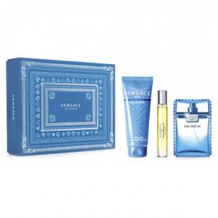 VERSACE MAN EAU FRAICHE SET (edt 100ml+sh/gel 150ml+edt 10ml)