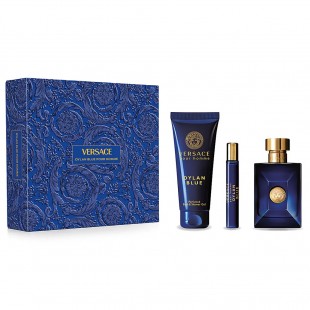 VERSACE POUR HOMME DYLAN BLUE SET (edt 100ml+edt 10ml+sh/gel 150ml)