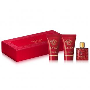 VERSACE EROS FLAME SET (edp 5ml+a/sh balm 25ml+sh/gel 25ml)