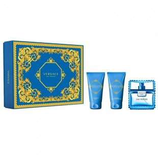 VERSACE MAN EAU FRAICHE SET (edt 50ml+a/sh balm 50ml+sh/gel 50ml)