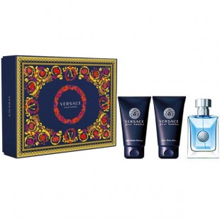 VERSACE POUR HOMME SET (edt 50ml+a/sh balm 50ml+sh/gel 50ml)