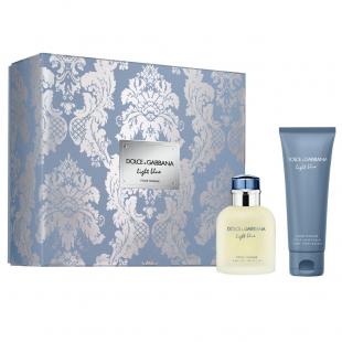 DOLCE & GABBANA LIGHT BLUE POUR HOMME SET (edt 75ml+a/sh balm 50ml)