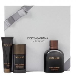 DOLCE & GABBANA POUR HOMME INTENSO SET (edp 125ml+sh/gel 50ml+deo-stick 75ml)