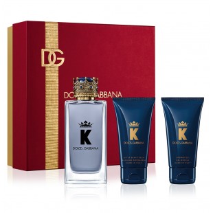 DOLCE & GABBANA K BY DOLCE & GABBANA SET (edt 100ml+a/sh balm 50ml+sh/gel 50ml)
