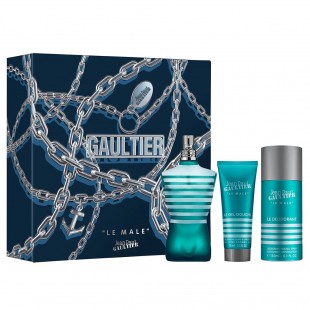 JEAN PAUL GAULTIER LE MALE SET (edt 125ml+ sh/gel 75ml+deo 150ml)