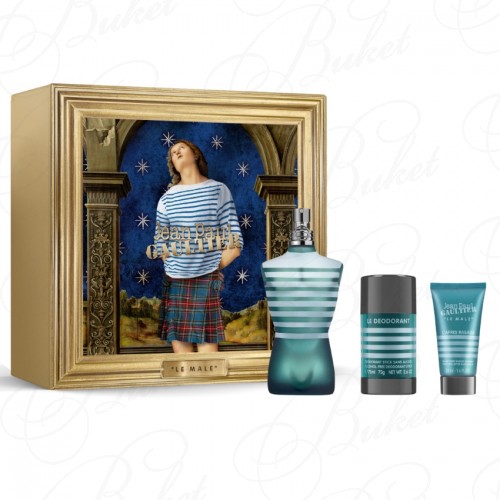 Набор JEAN PAUL GAULTIER LE MALE SET (edt 125ml+a/sh balm 50ml+deo-stick 75ml)