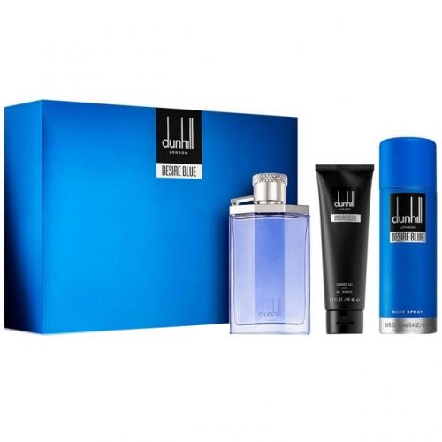 Набор ALFRED DUNHILL DESIRE BLUE SET (edt 100ml+sh/gel 90ml+b/spray 195ml)