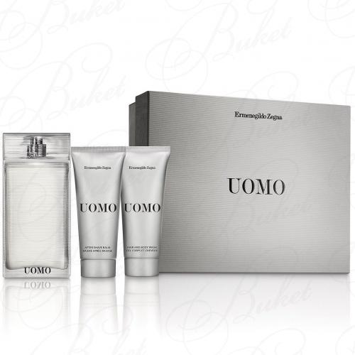 Набор ERMENEGILDO ZEGNA ZEGNA UOMO SET (edt 100ml+sh/gel 100ml+a/sh balm 100ml)