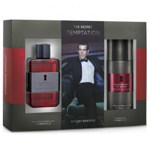 ANTONIO BANDERAS THE SECRET TEMPTATION SET (edt 100ml+deo 150ml)