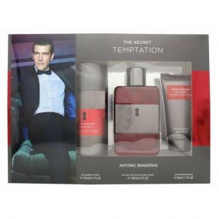 ANTONIO BANDERAS THE SECRET TEMPTATION SET (edt 100ml+a/sh balm 50ml+deo 150ml)