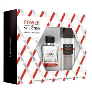 ANTONIO BANDERAS POWER OF SEDUCTION SET (edt 100ml+deo 150ml)