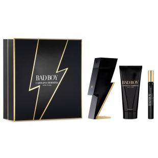 CAROLINA HERRERA BAD BOY SET (edt 100ml+sh/gel 100ml+edt 10ml)