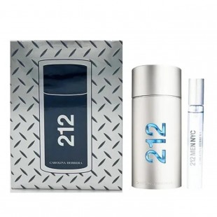CAROLINA HERRERA 212 MEN SET (edt 100ml+edt 10ml)