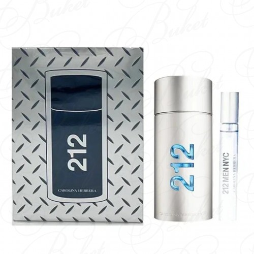 Набор CAROLINA HERRERA 212 MEN SET (edt 100ml+edt 10ml)