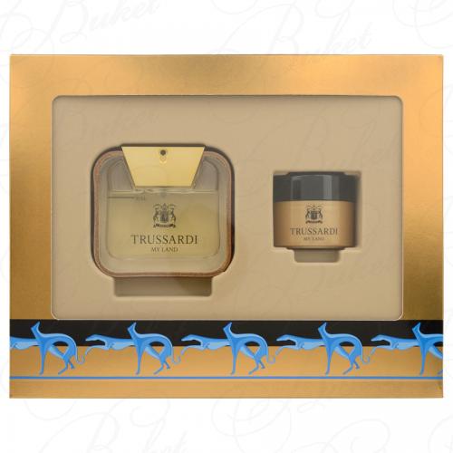 Набор TRUSSARDI MY LAND SET (edt 50ml+shave gel 30ml) 