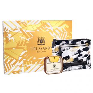 TRUSSARDI MY LAND SET (edt 50ml+document holder) 