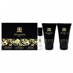 TRUSSARDI 1911 UOMO SET (edt 10ml+sh/gel 30ml+a/sh balm 30ml) 