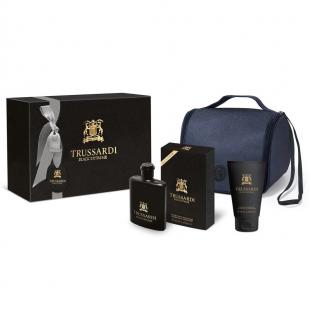 TRUSSARDI BLACK EXTREME SET (edt 100ml+sh/gel 100ml+косметичка)