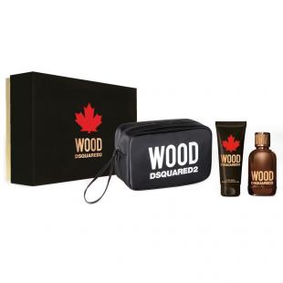DSQUARED2 WOOD POUR HOMME SET (edt 100ml+sh/gel 100ml+косметичка)