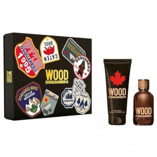 DSQUARED2 WOOD POUR HOMME SET (edt 100ml+sh/gel 150ml)