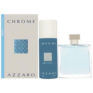AZZARO CHROME SET (edt 100ml+deo 150ml)