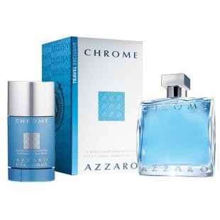 AZZARO CHROME SET (edt 100ml+deo-stick 75g)