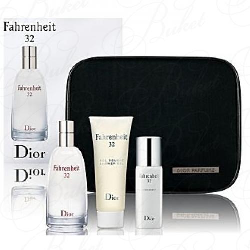 Набор CHRISTIAN DIOR FAHRENHEIT 32 SET (edt 100ml+deo 50ml+sh/gel 75ml+bag)