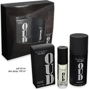 GIAN MARCO VENTURI FRAMES OUD SET (edt 30ml+deo 150ml)