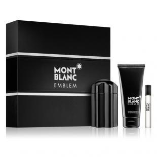 MONT BLANC EMBLEM SET (edt 100ml+edt 7.5ml+a/sh balm 100ml)