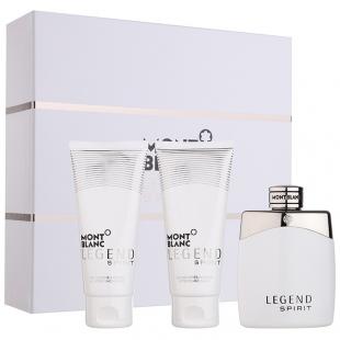 MONT BLANC LEGEND SPIRIT SET (edt 100ml+sh/gel 100ml+a/sh balm 100ml)
