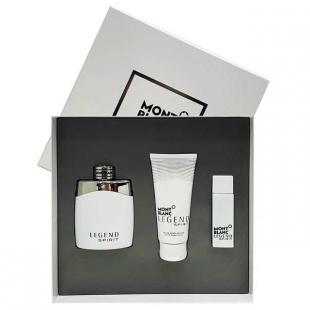 MONT BLANC LEGEND SPIRIT SET (edt 100ml+edt 15ml+a/sh balm 100ml)