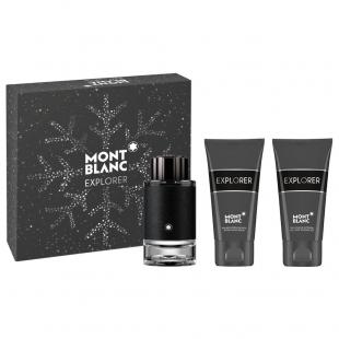 MONT BLANC EXPLORER SET (edp 100ml+sh/gel 100ml+a/sh balm 100ml)