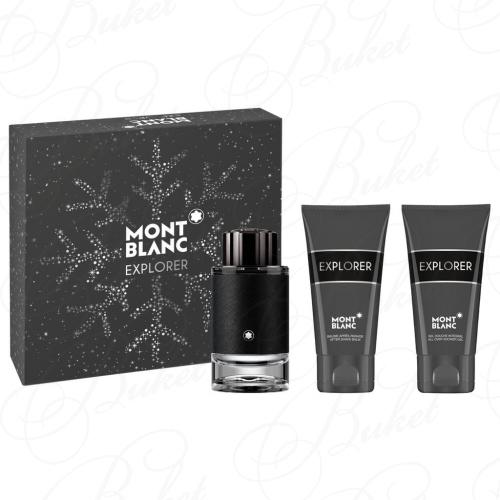 Набор MONT BLANC EXPLORER SET (edp 100ml+sh/gel 100ml+a/sh balm 100ml)