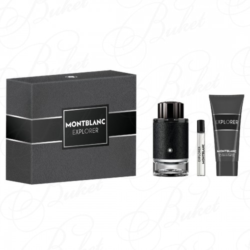 Набор MONT BLANC EXPLORER SET (edp 100ml+edp 7.5ml+sh/gel 100ml)