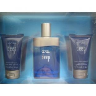 DAVIDOFF COOL WATER DEEP SET (edt 100ml+a/sh balm 50ml+sh/gel 50ml)