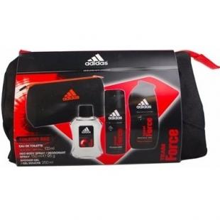 ADIDAS TEAM FORCE SET (edt 100ml+deo 150ml+sh/gel 250ml+косметичка)