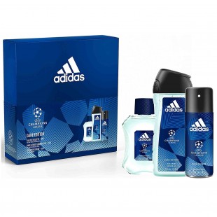 ADIDAS UEFA CHAMPIONS LEAGUE DARE EDITION SET (edt 100ml+deo 150ml+sh/gel 250ml)