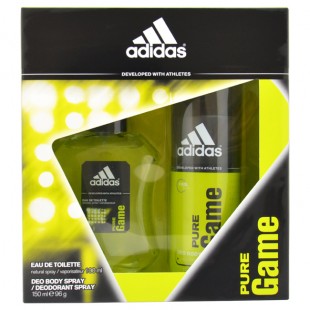 ADIDAS PURE GAME SET (edt 100ml+deo 150ml)