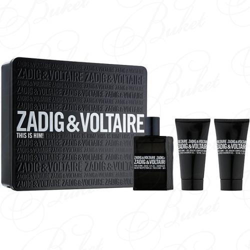 Набор ZADIG & VOLTAIRE THIS IS HIM SET (edt 100ml+sh/gel 2*75ml)