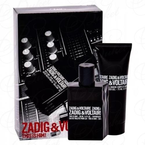 Набор ZADIG & VOLTAIRE THIS IS HIM SET (edt 50ml+sh/gel 75ml)