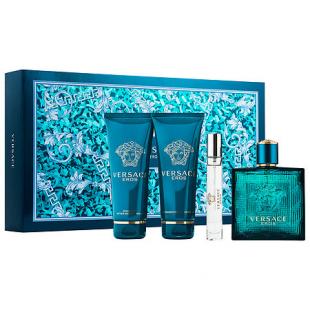 VERSACE EROS SET (edt 100ml+a/sh balm 100ml+sh/gel 100ml+edt 10ml)