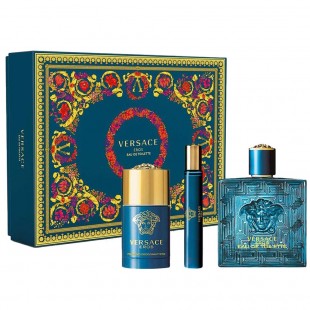 VERSACE EROS SET (edt 100ml+edt 10ml+deo-stick 75ml)