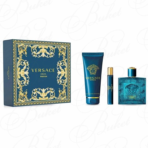 Набор VERSACE EROS Parfum SET (edp 100ml+edp 10ml+sh/gel 150ml)