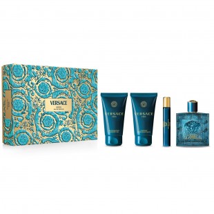 VERSACE EROS Parfum SET (edp 100ml+edp 10ml+sh/gel 75ml+a/sh balm 75ml)