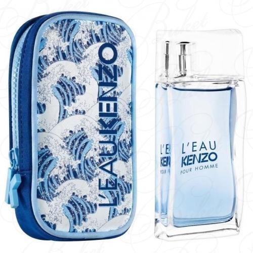 Набор KENZO L`EAU KENZO POUR HOMME SET (edt 50ml+neo pouch) 