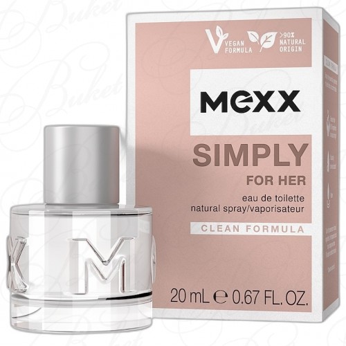 Туалетная вода Mexx SIMPLY FOR HER 20ml edt