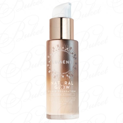 Тональный флюид для лица LUMENE MAKE UP NATURAL GLOW FLUID FOUNDATION SPF 20 Ultra Light