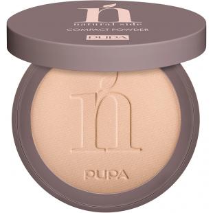 Пудра для лица PUPA MAKE UP NATURAL SIDE COMPACT POWDER №001 Light Beige TESTER (прозрачная пластиковая упаковка без зеркала)