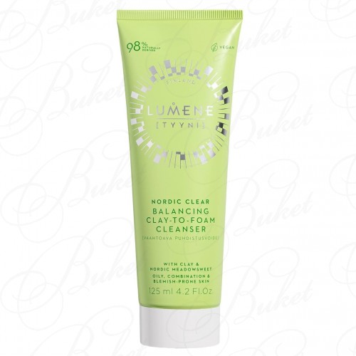 Пенка для лица LUMENE SKIN CARE NORDIC CLEAR BALANCING CLAY-TO-FOAM CLEANSER 125ml